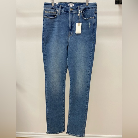 Good American, Good Classic Straight Leg Denim, BNWT - Picture 2 of 6